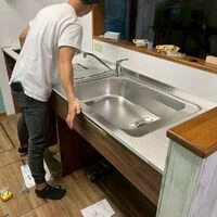 画像10016：町田市｜フルリノベーションでつくる開放的なキッチン｜収納を固定しない自由な空間へ