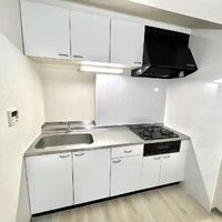 画像10266：町田市｜マンションの内装リフォーム｜白系フロアタイルとダイノックシートで明るいお部屋へ